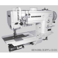 Masina plana cu 2 ace, dublu transport prevazuta cu automatizari BEW two needle series