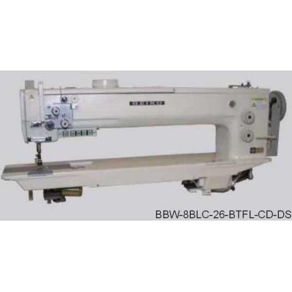 Masina de cusut cu brat lung (25 inch), taiere, duplu transport, intarire automata, ridicare de piciorus BBW Long arm series