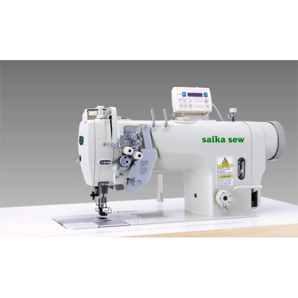 Masina de cusut cu 2 ace fixe prevazuta cu automatizare Saika Sew SK 8420D