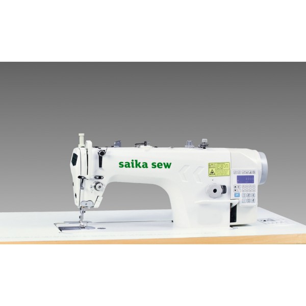 Masina de cusut liniara automata cu taiere, prevazuta cu automatizari Saika Sew SK9880