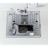 Masina casnica de cusut electronica 155 modele cusaturi Juki HZL-DX3