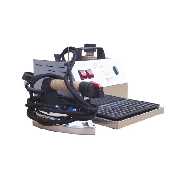 Statie de calcat profesionala Bieffe Baby Vapor Inox cu boiler de 2 litri cu fier calcat profesional Bieffe