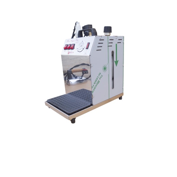 Statie de calcat Bieffe Maxi Vapor Plus Inox cu boiler de 5 litri si fier de calcat profesional Bieffe